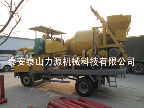 車(chē)載式滾筒攪拌泵(自制底盤(pán))